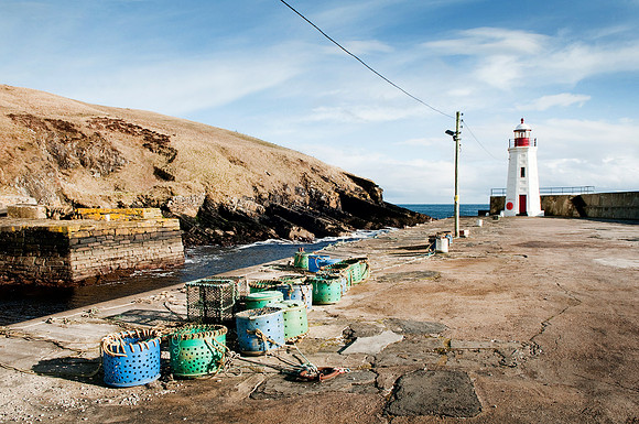 Lybster harbour pots